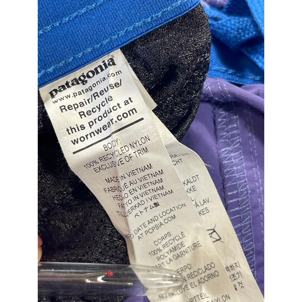 Patagonia Barely Baggies Quick Dry Water Hiking Shorts Purple XL - Picture 3 of 8